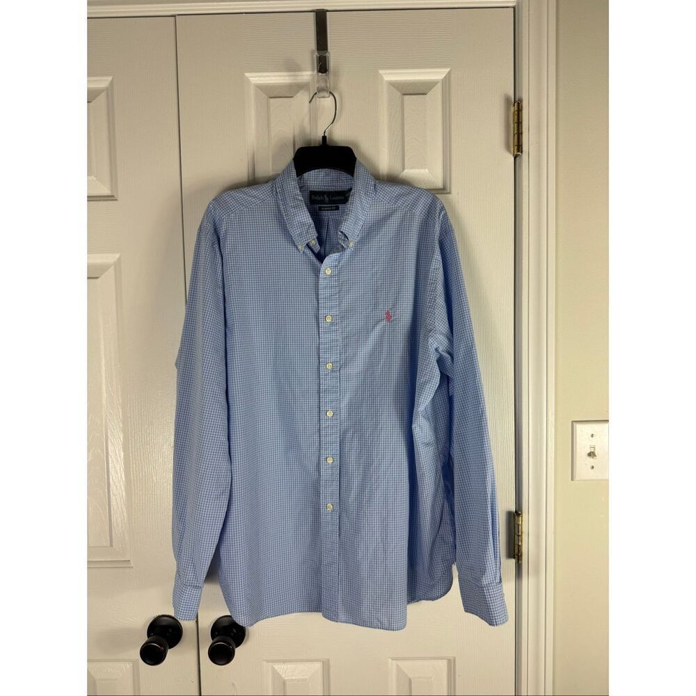 Ralph Lauren Men’s Classic Button Up Shirt Size XL